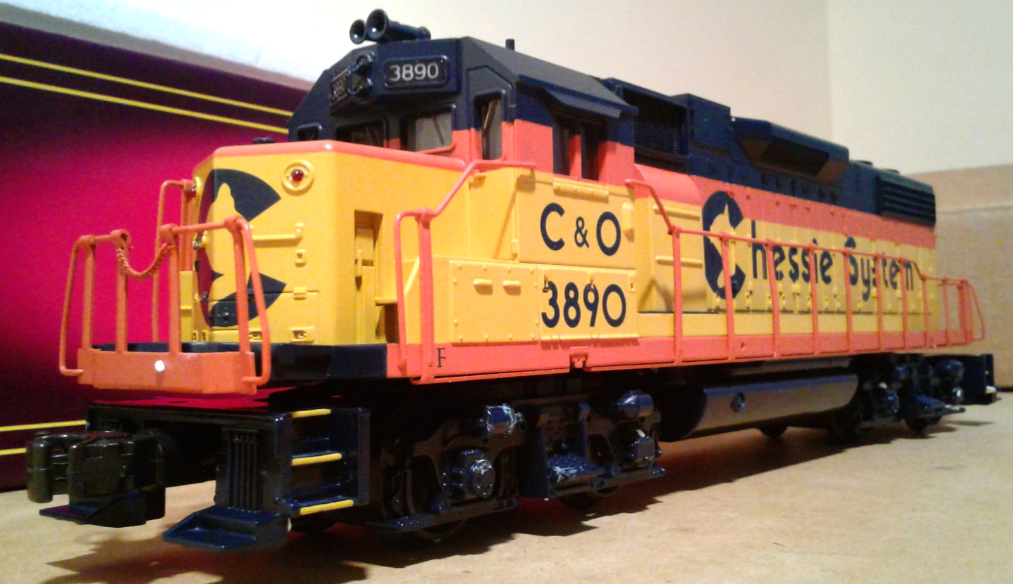 O 3-RAIL MTH EMD GP38-2 CHESSIE SYSTEM C&O #3890 20-2186-1 PROTOSOUND