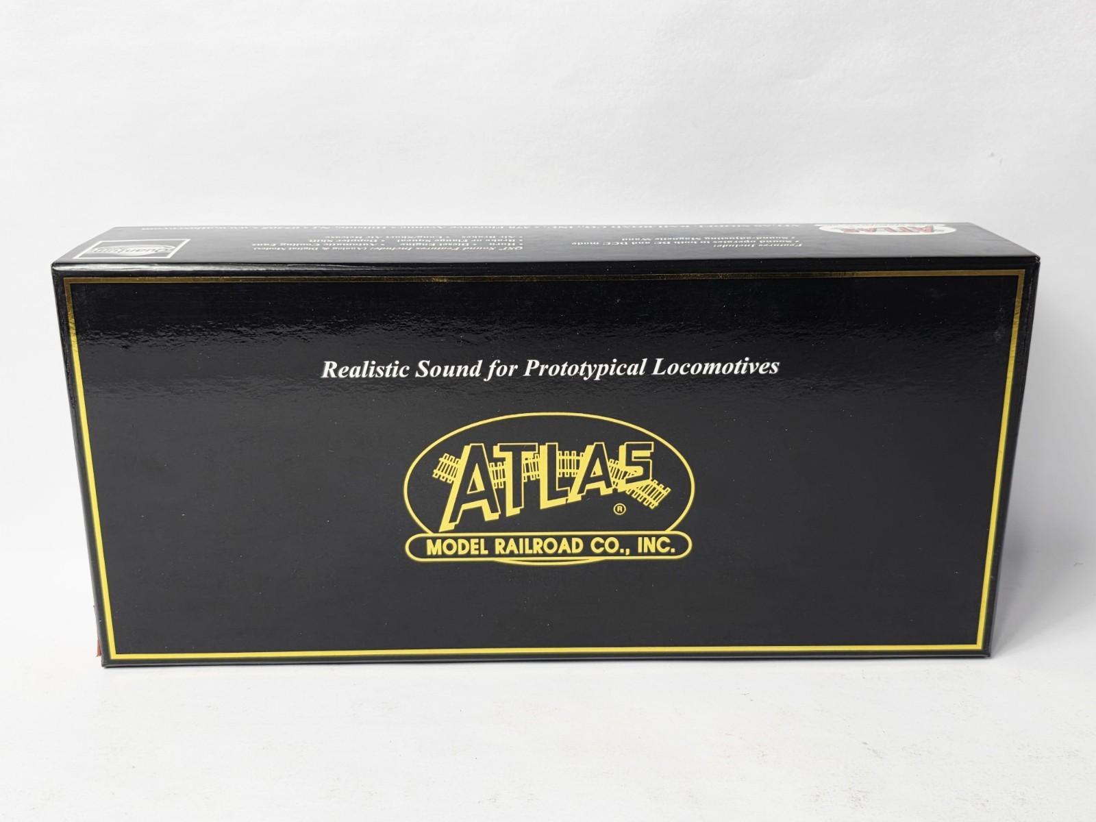 ATLAS GOLD BRITISH COLUMBIA LOCOMOTIVE #631 W/ SOUND IN BOX VERY NICE LOT 10
