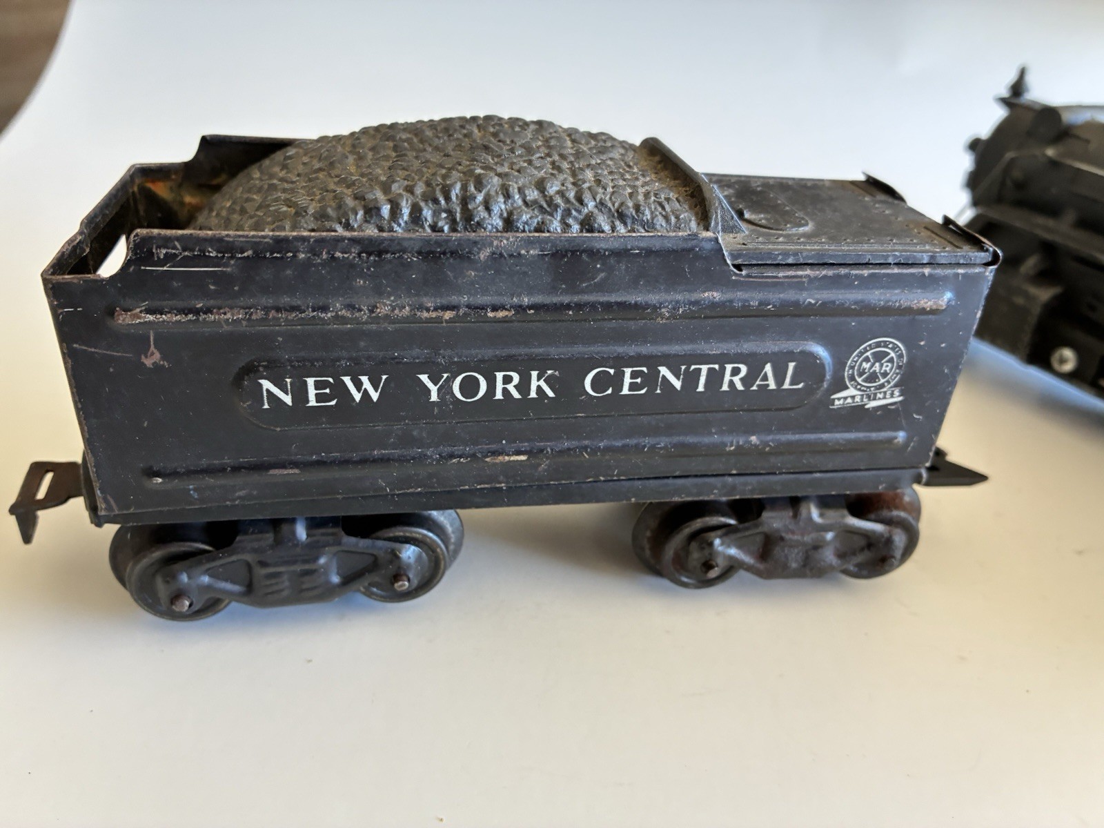 O Marx Die-Cast 666 2-4-2 Steam Locomotive & Tender New York Central – (TESTED)