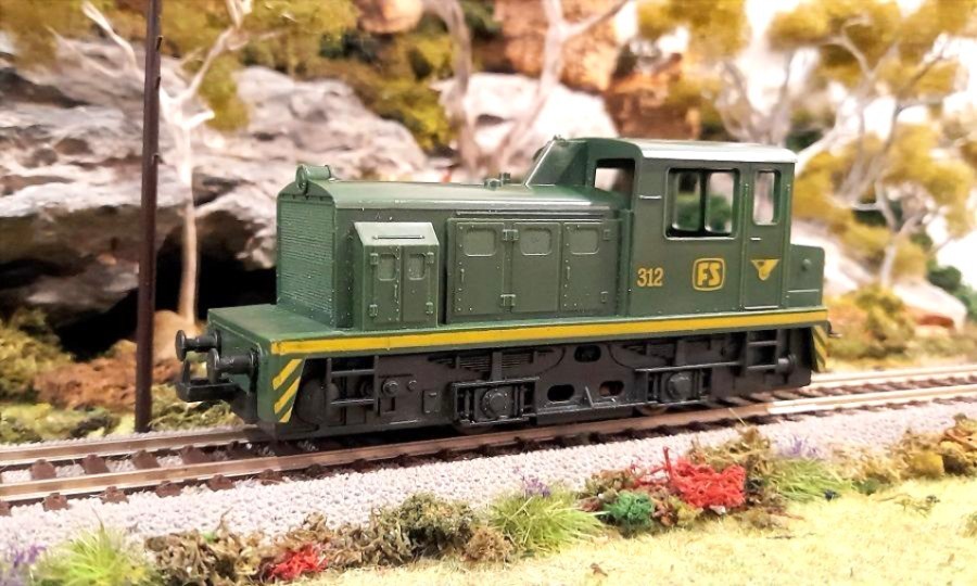 * 1/87 HO * Lima * FS Diesel Shunter Da Manovra No.312 * Italy * 1659 *