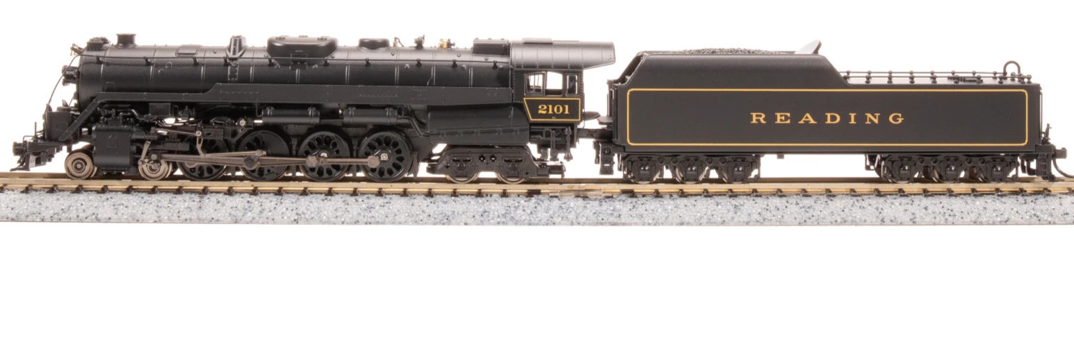 BROADWAY LIMITED 7400 N SCALE READING T1 4-8-4 IN SVCE 2101 PARAGON4 SOUND SMOKE