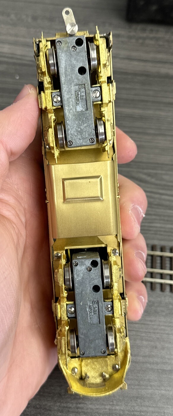 The Train Shop HO Brass E.M.D. FT A&B Diesel Locomotive Set – MINT & Unpainted!