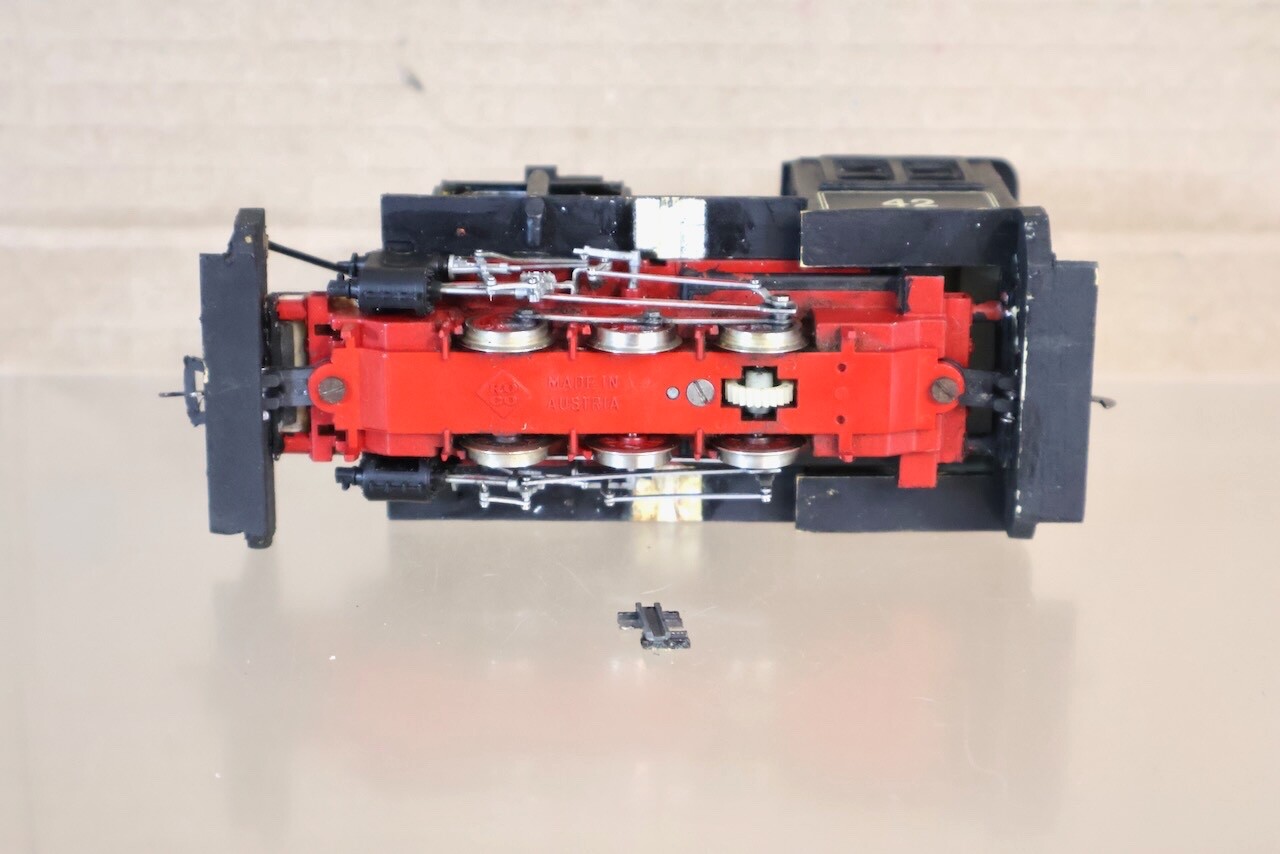 KIT SCRATCH BUILT ROCO O-16.5 WSLR 0-6-0 NARROW GAUGE LOGGING LOCOMOTIVE 42 ol