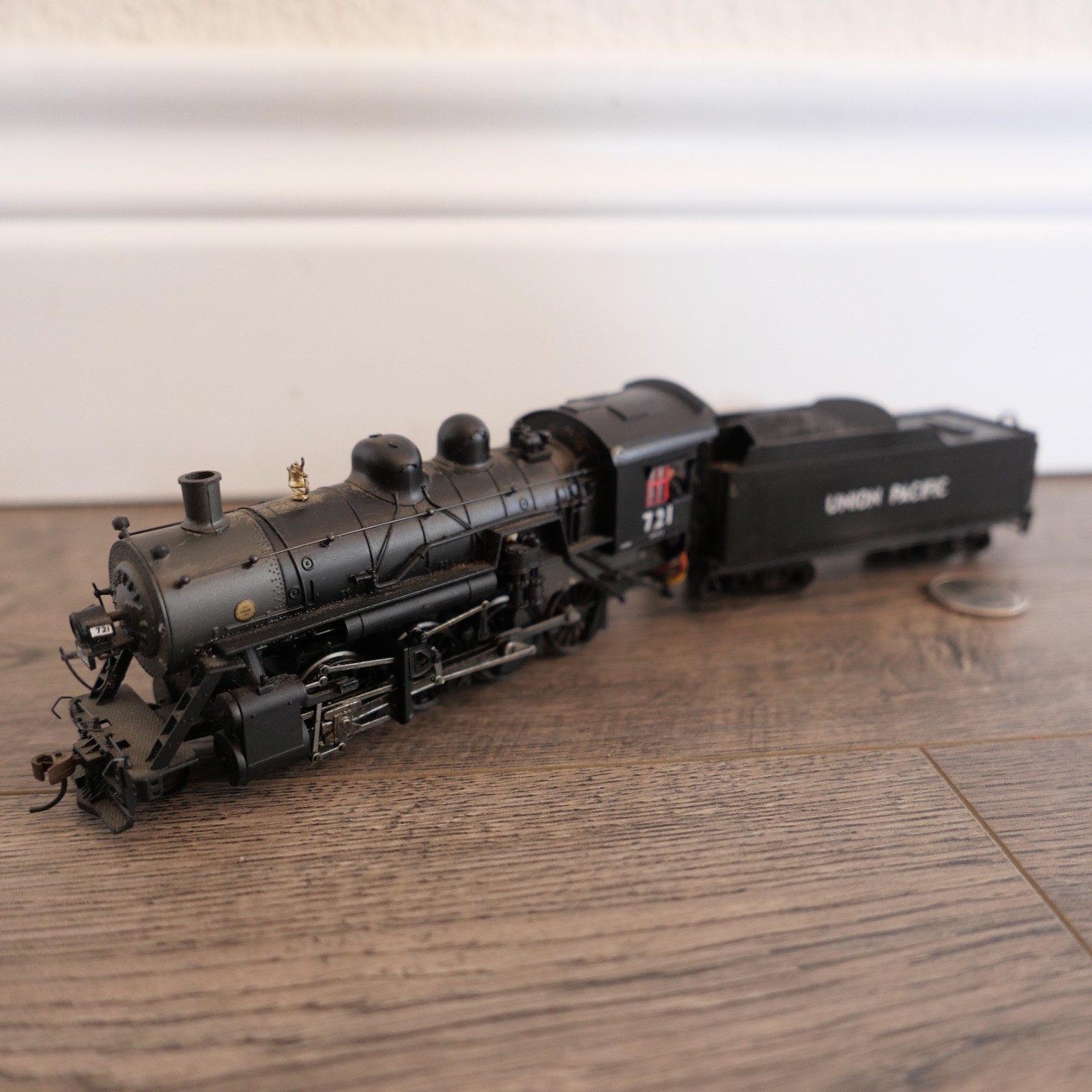 HO Scale ***UNION PACIFIC** 2-8-0 Consolidation Locomotive #721 – Bachmann 11411