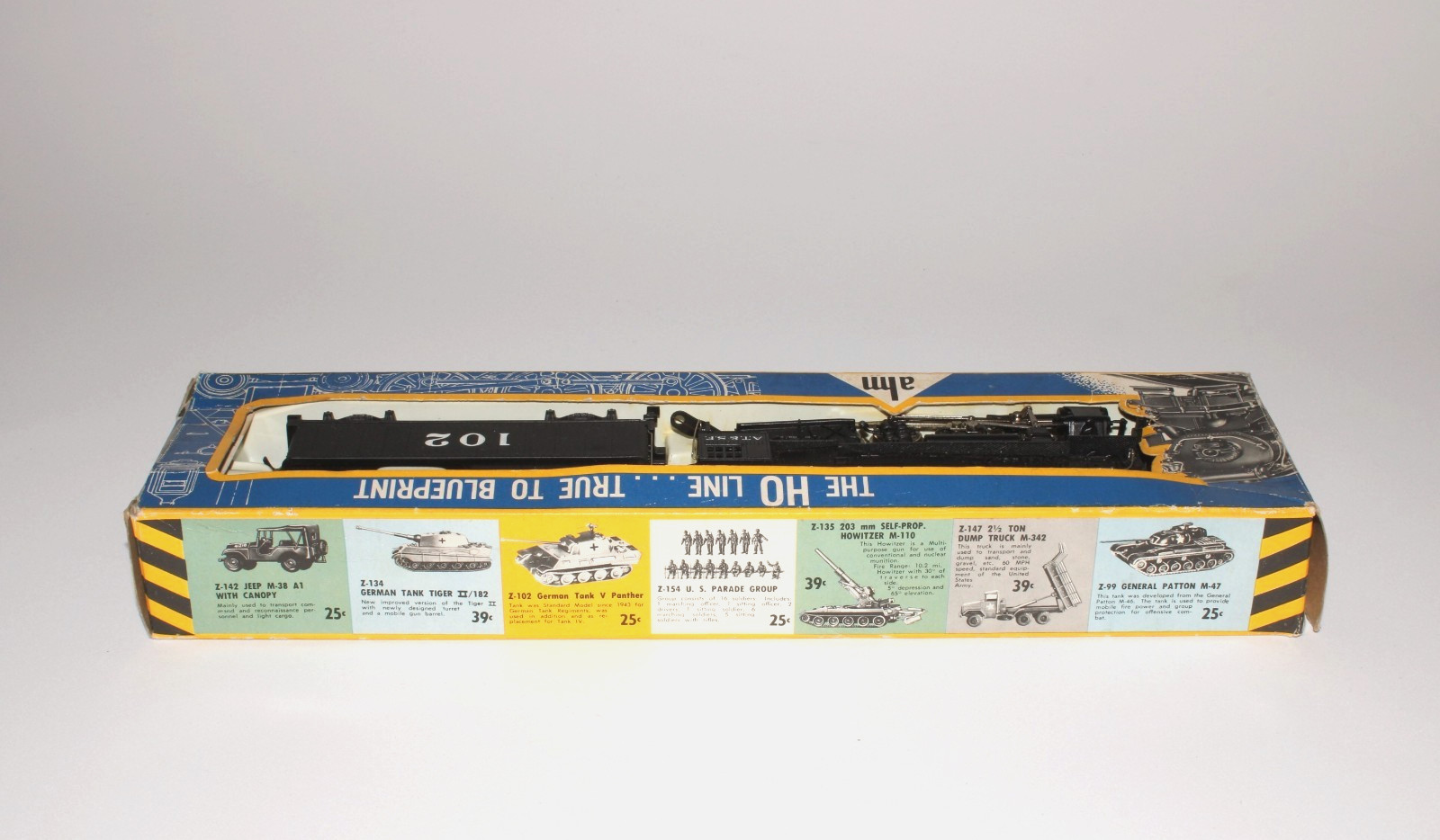 AHM Rivarossi HO 0-8-0 Switcher Steam Locomotive & Tender 5083 A.T. & S.F. 102