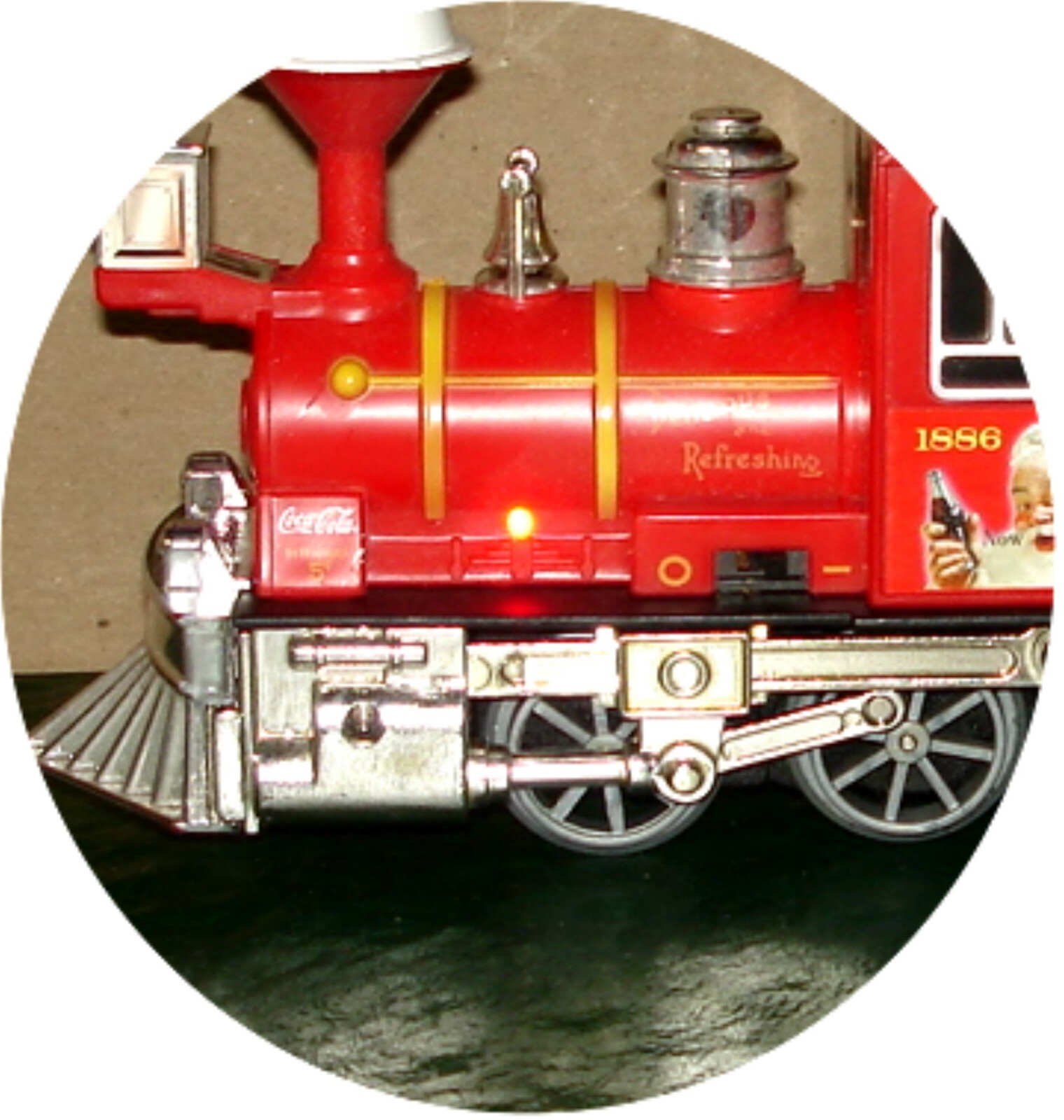 K-LINE (GOLDLOK) – COCA-COLA SANTA TRAIN – O-27 REMOTE CONTROL TRAIN