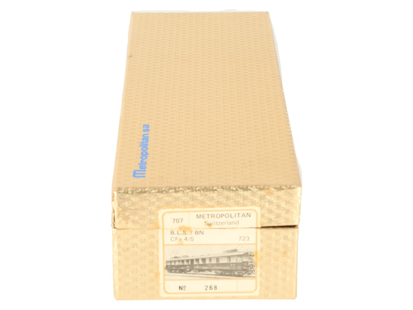 Metropolitan 707 HO Brass BLS/BN Cfe 4/5 Electric Locomotive LN/Box
