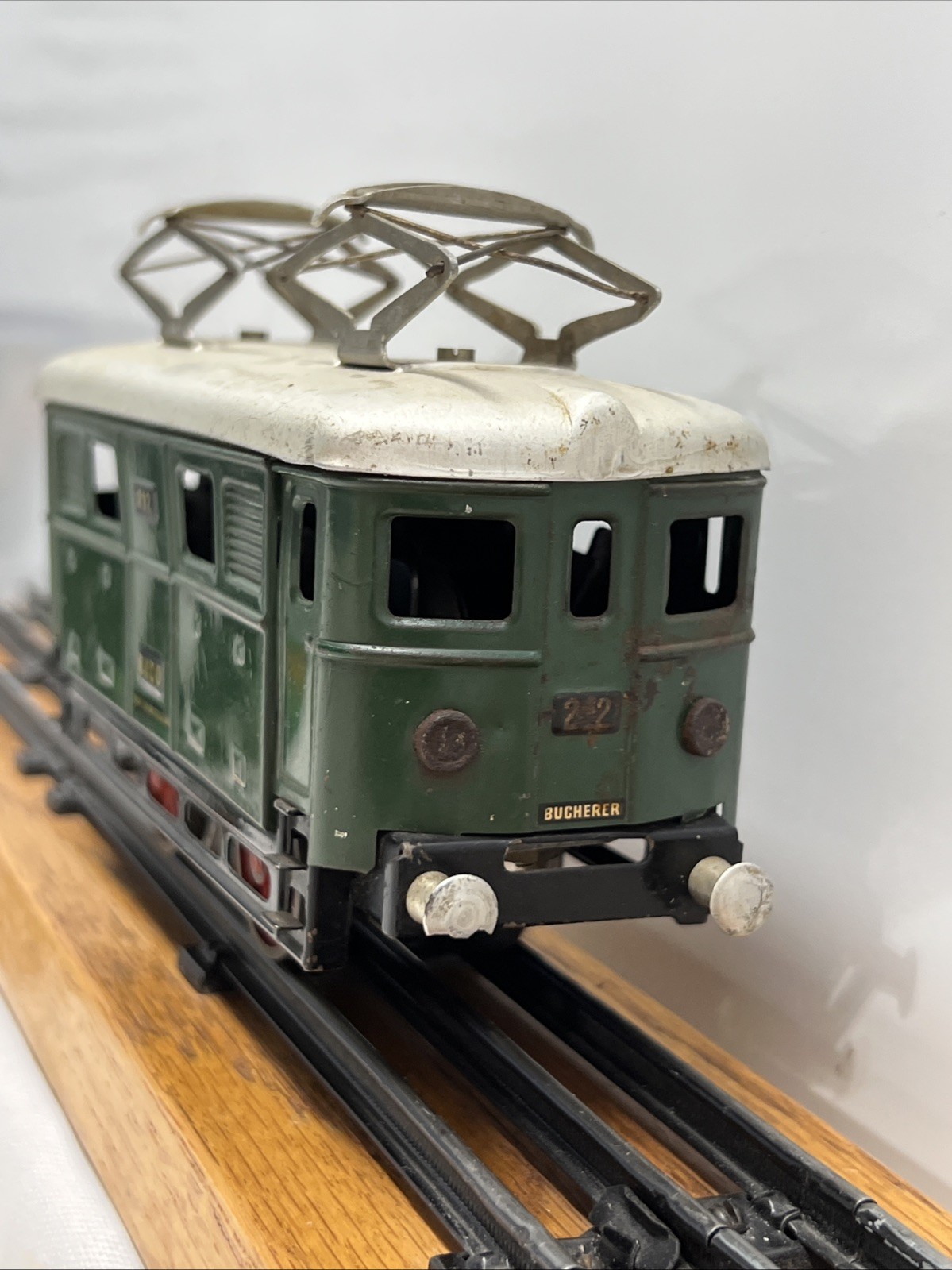 1950s Buco 212 Windup Locomotive Bucherer Forward Reverse Excellent