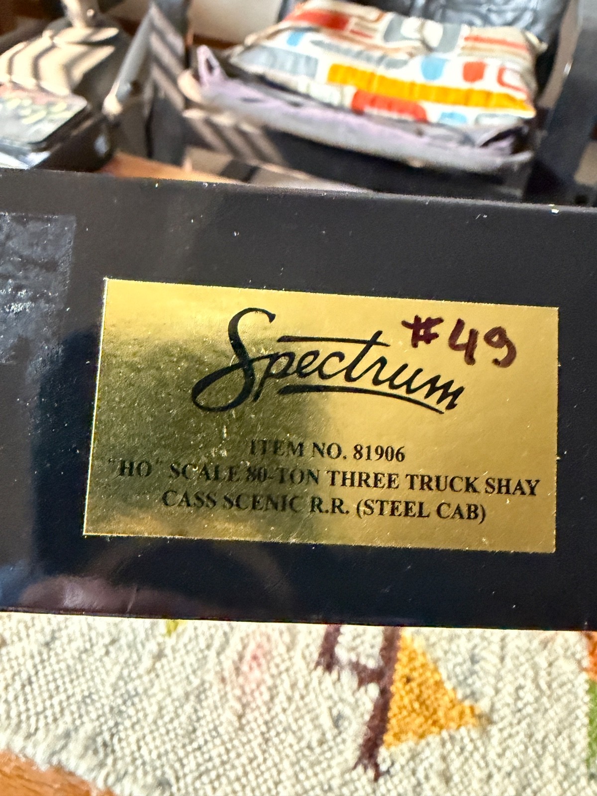 Bachmann Spectrum HO #5 80-Ton 3 Truck Shay DCC/SOUND/CURRENT KEEP/WARR/BOX # 49