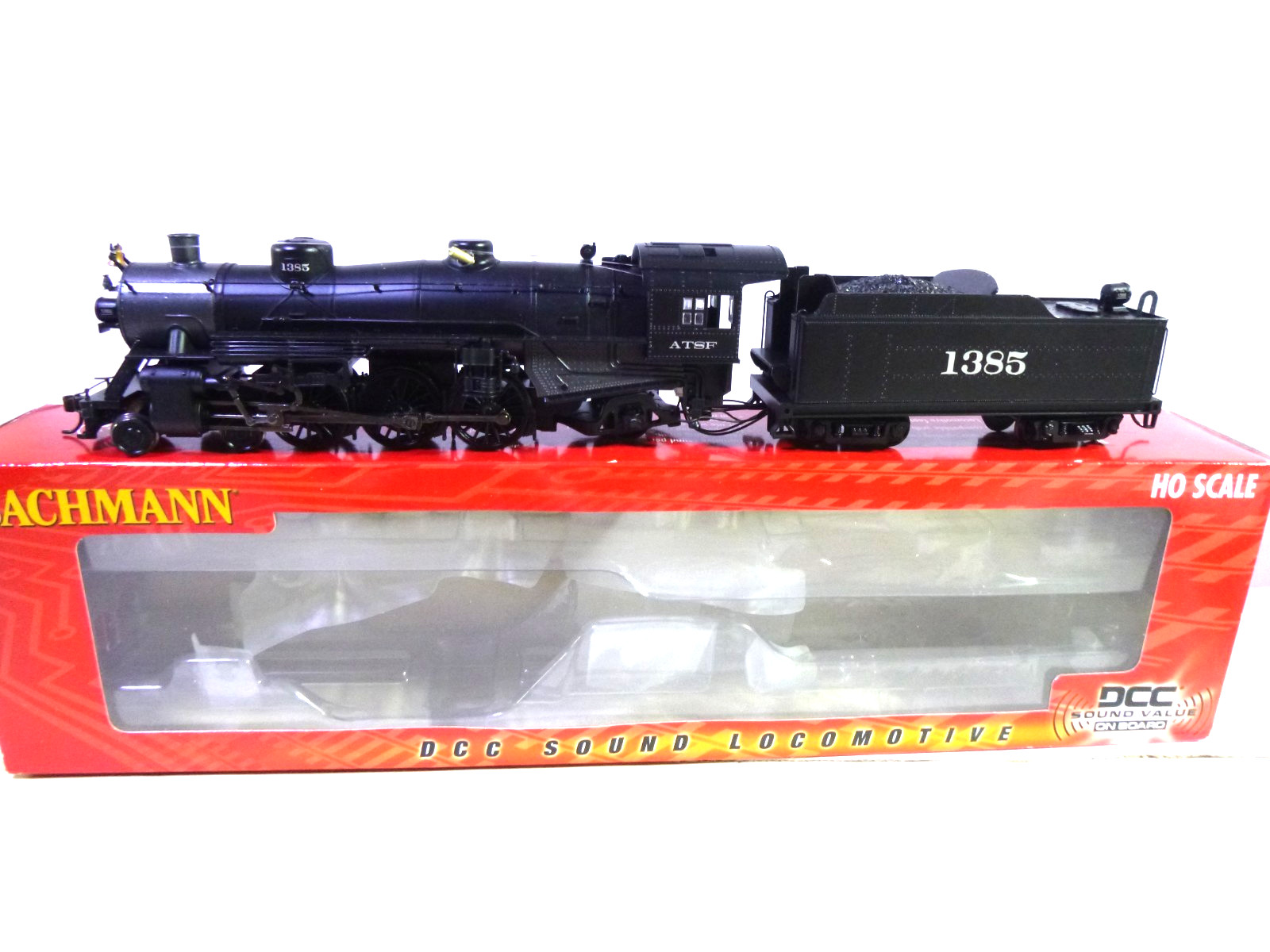 K- HO BACHMANN 4-6-2 SANTA FE LIGHT PACIFIC , DC/DCC SOUND