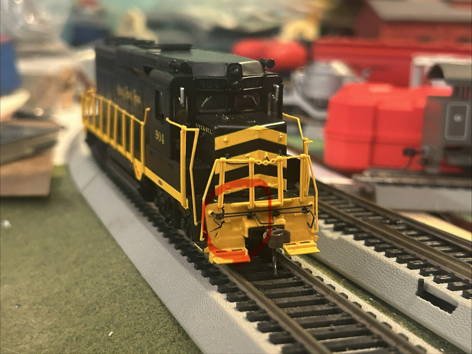 Bachmann HO EMD GP30 Nickel Plate Road #904 Diesel Locomotive DC Read Desc