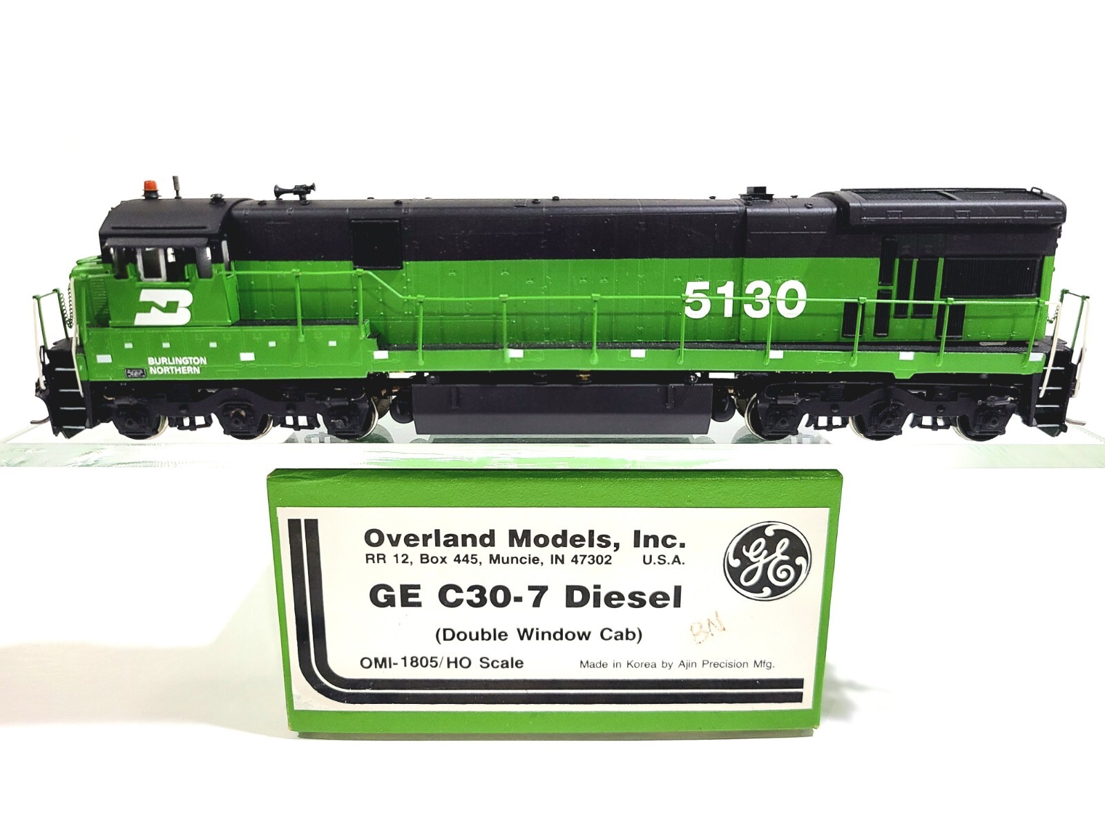 Overland OMI BN GE C30-7 Burlington Northern #5130 HO Brass Model #1805 CP