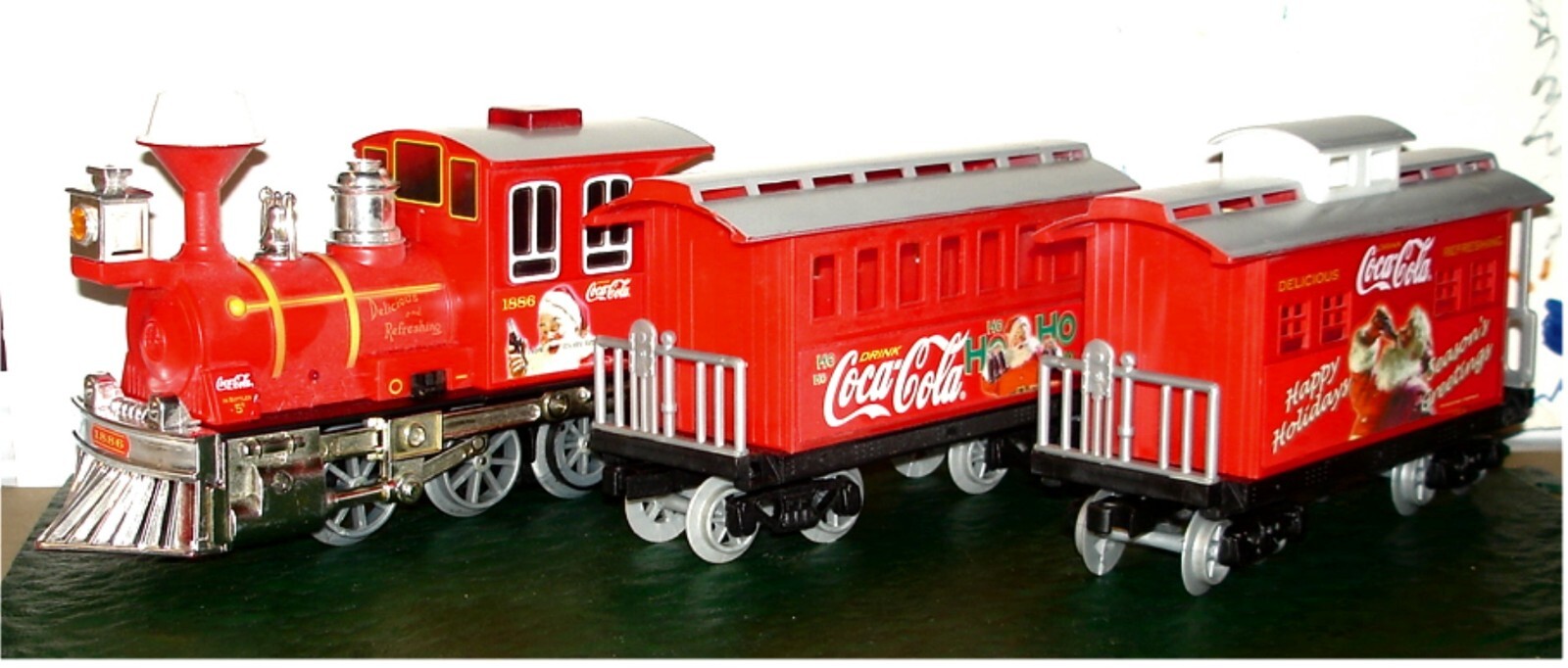 K-LINE (GOLDLOK) – COCA-COLA SANTA TRAIN – O-27 REMOTE CONTROL TRAIN