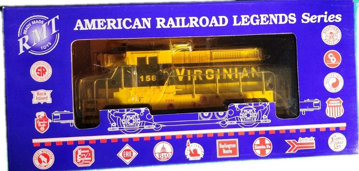 American Railroad Legends RMT-4351 Virginian Diesel O Locomotive NEW M58