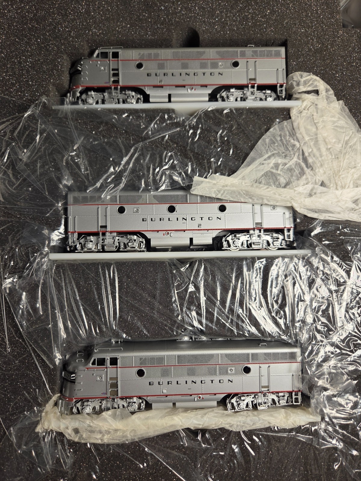 Challenger Imports Ltd. HO Brass CB&Q EMD F3A/F3B/F3A Passenger Set Catalog #238