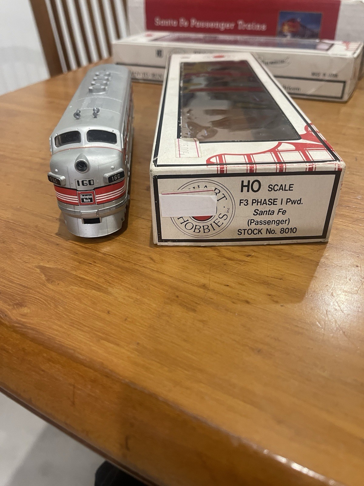 Stewart Hobbies HO Scale Burlington CB&Q Locomotive A-B Set-Vintage