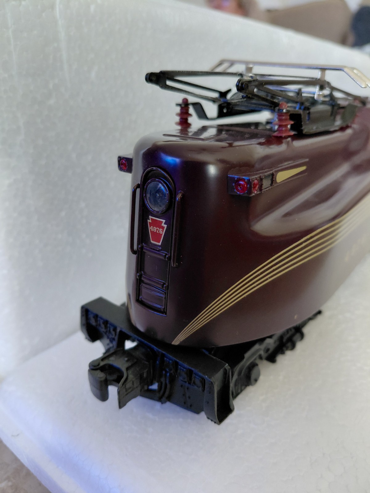 Weaver 3 Rail PRR Pennsylvania Tuscan Red O Scale Brass GG-1 Electric Locomotive