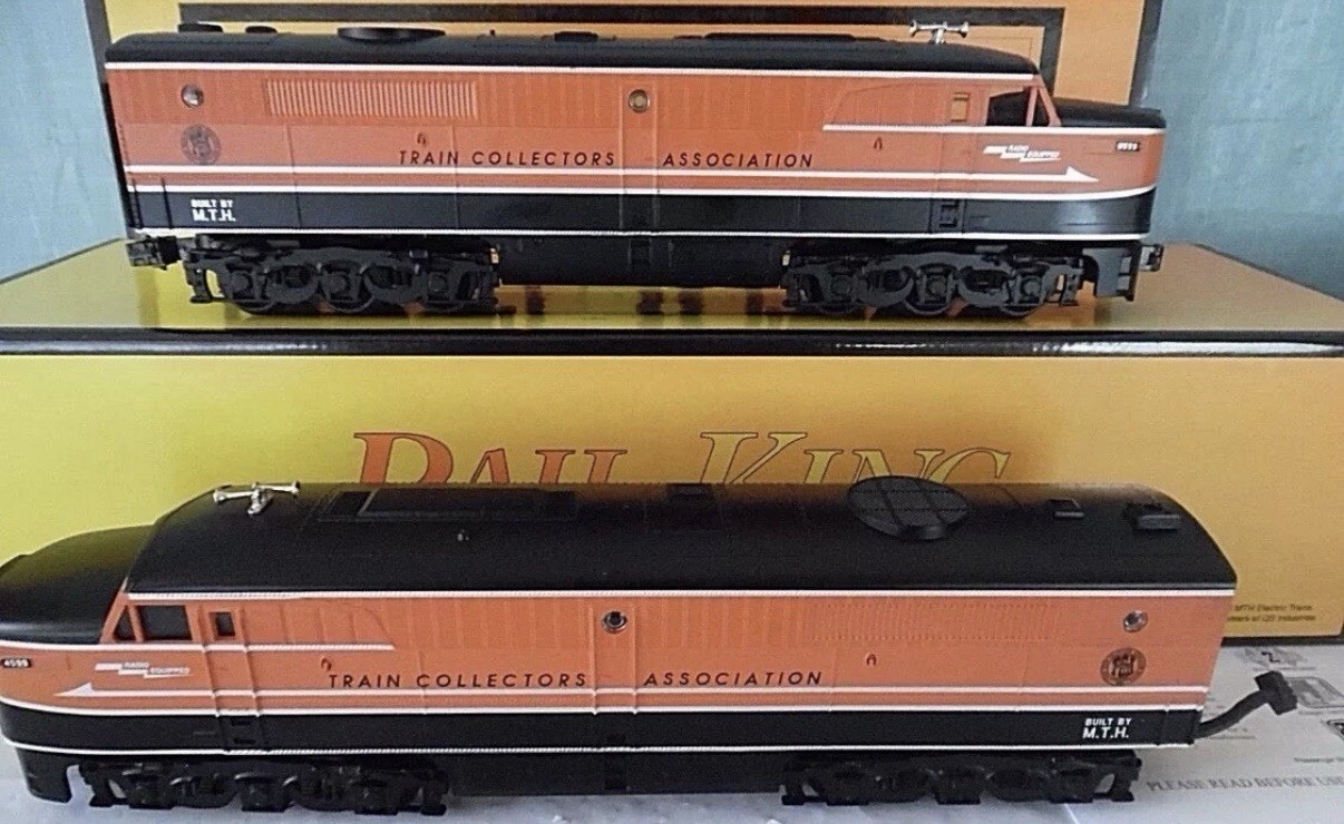 MTH RAIL KING ALCO PA DIESEL AA SET & PA B-UNIT, TCA 1999 Convention 30-2172-1
