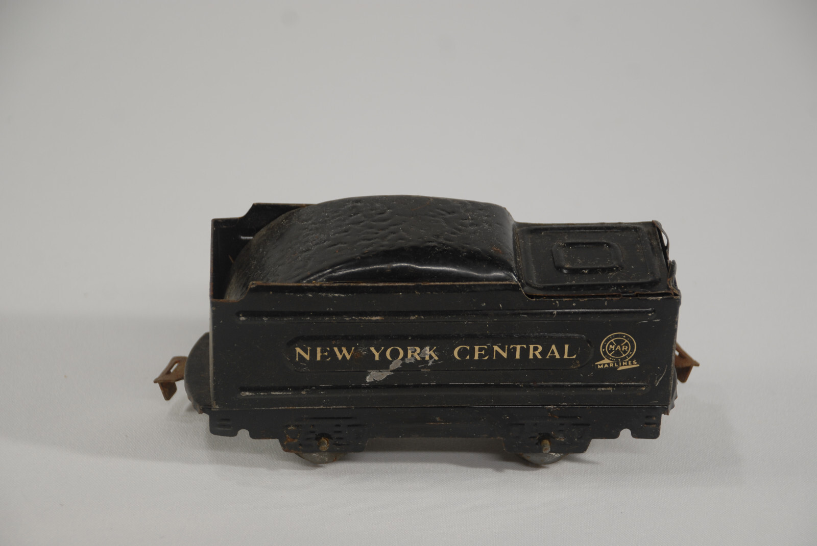 VINTAGE MARX TIN LITHO NEW YORK CENTRAL AND OTHER TRAIN CARS, 4 PIECES USA