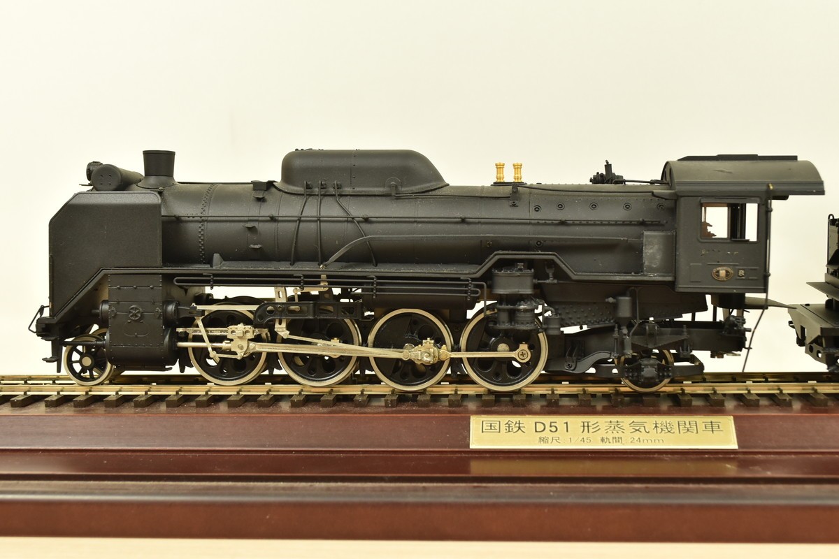 Nippon Sharyo KTM D51 Steam Locomotive 1/45 Display Model from Japan