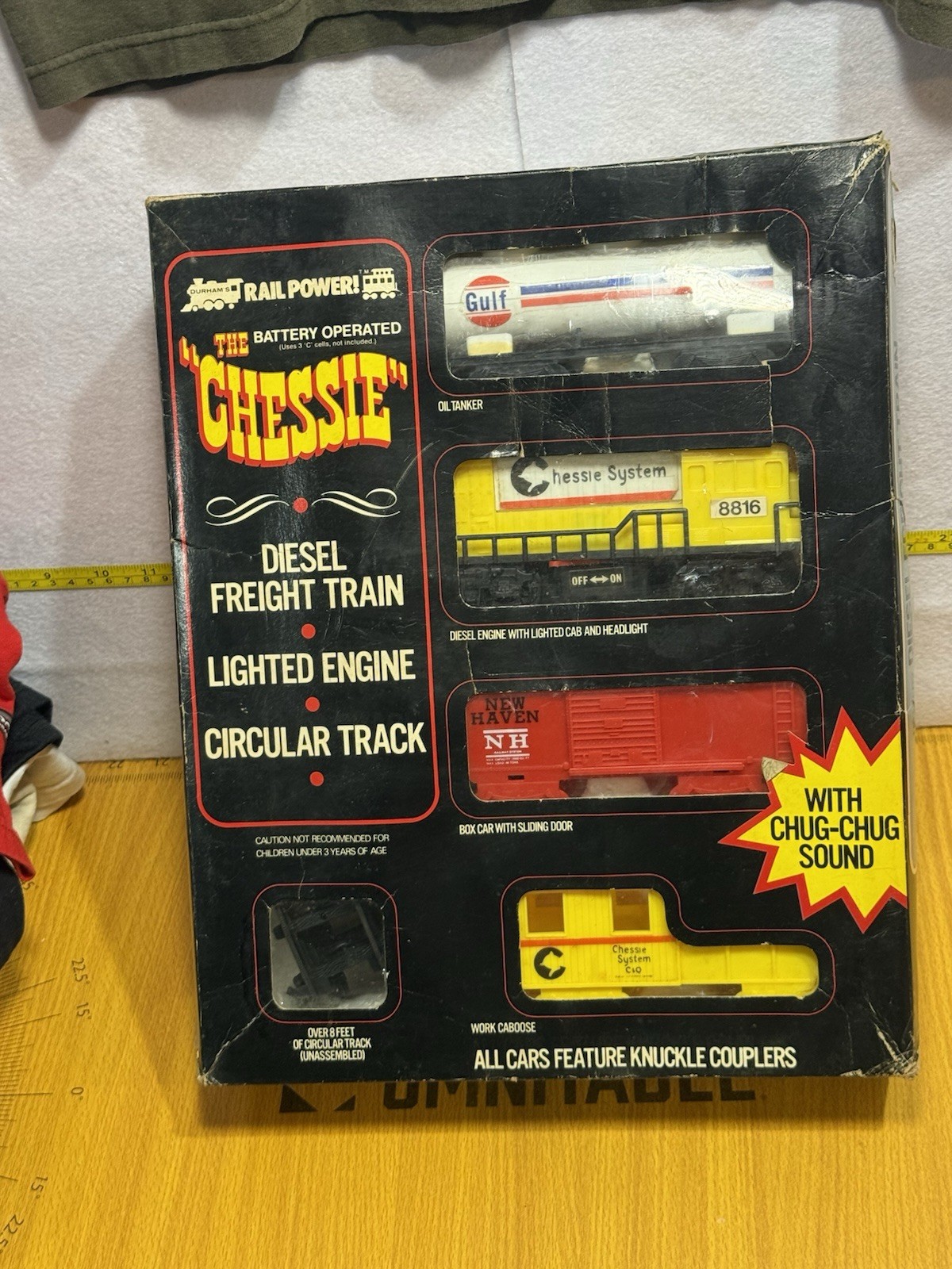 Vintage 1976-The Chessie Battery Diesel Train Set-Durham Rail Power NO.8816