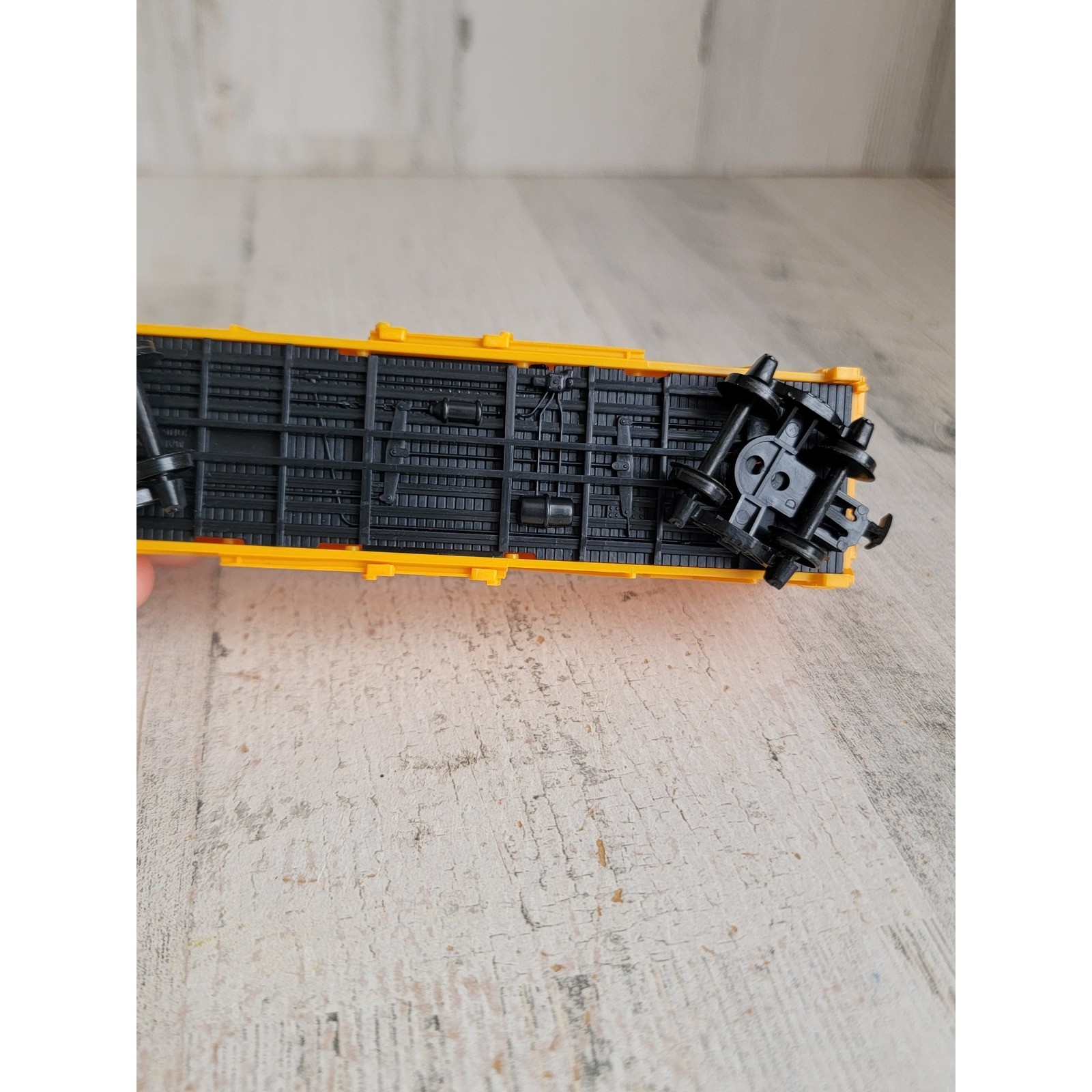 Union Pacific 47736 yellow train cart collectible home decor figure