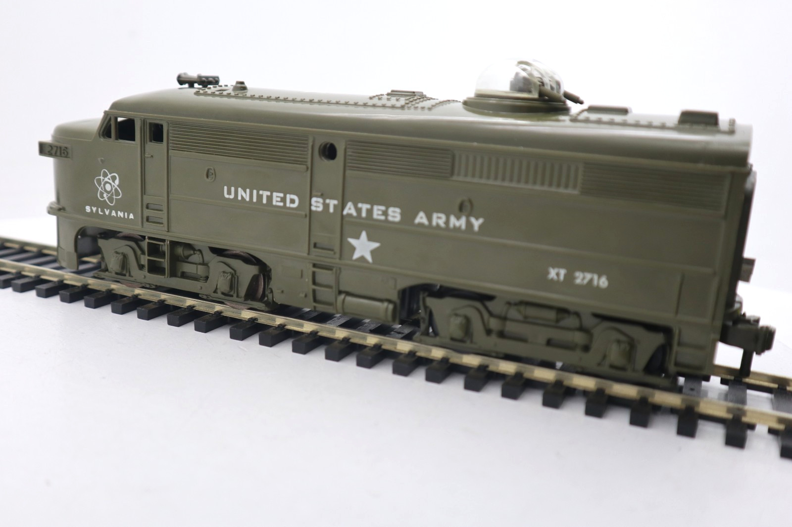 KMT Kusan Auburn 2716, O, 2 Rail, U. S. Army Alco Diesel Locomotive, C-7 EX