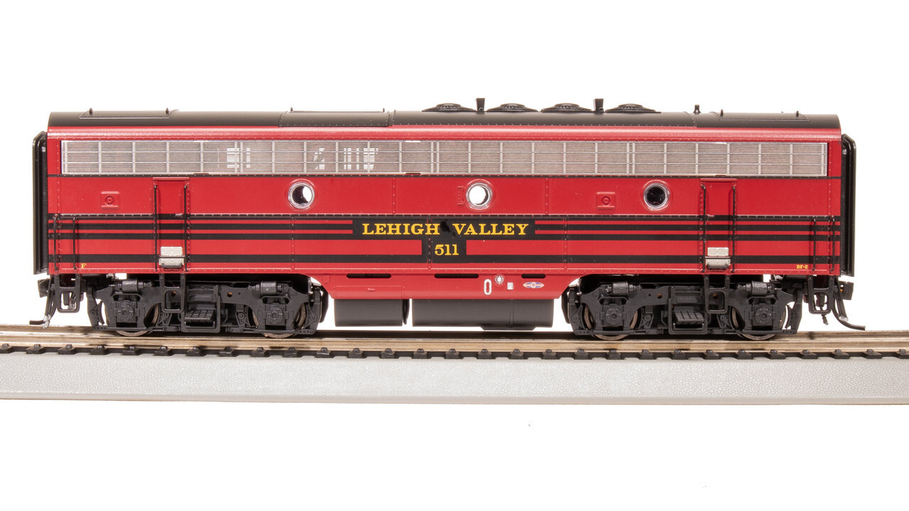 Broadway Limited 8173 HO Lehigh Valley EMD F3B Cornell Red w/ Black Stirpes #513