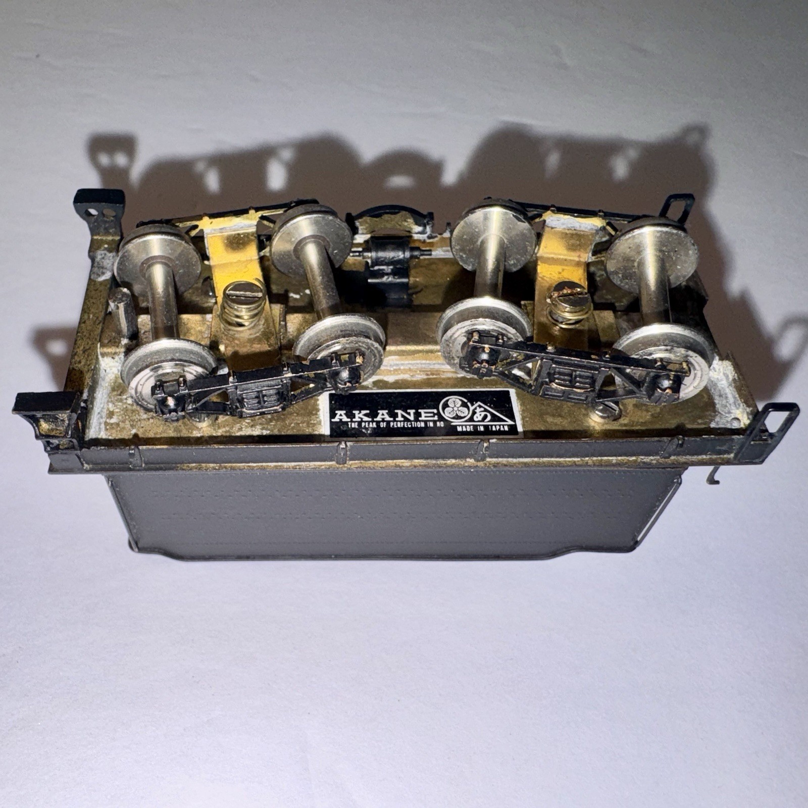 HO BRASS AKANE BALDWIN 2-4-4-2-LOCO & TENDER PAINTED VINTAGE