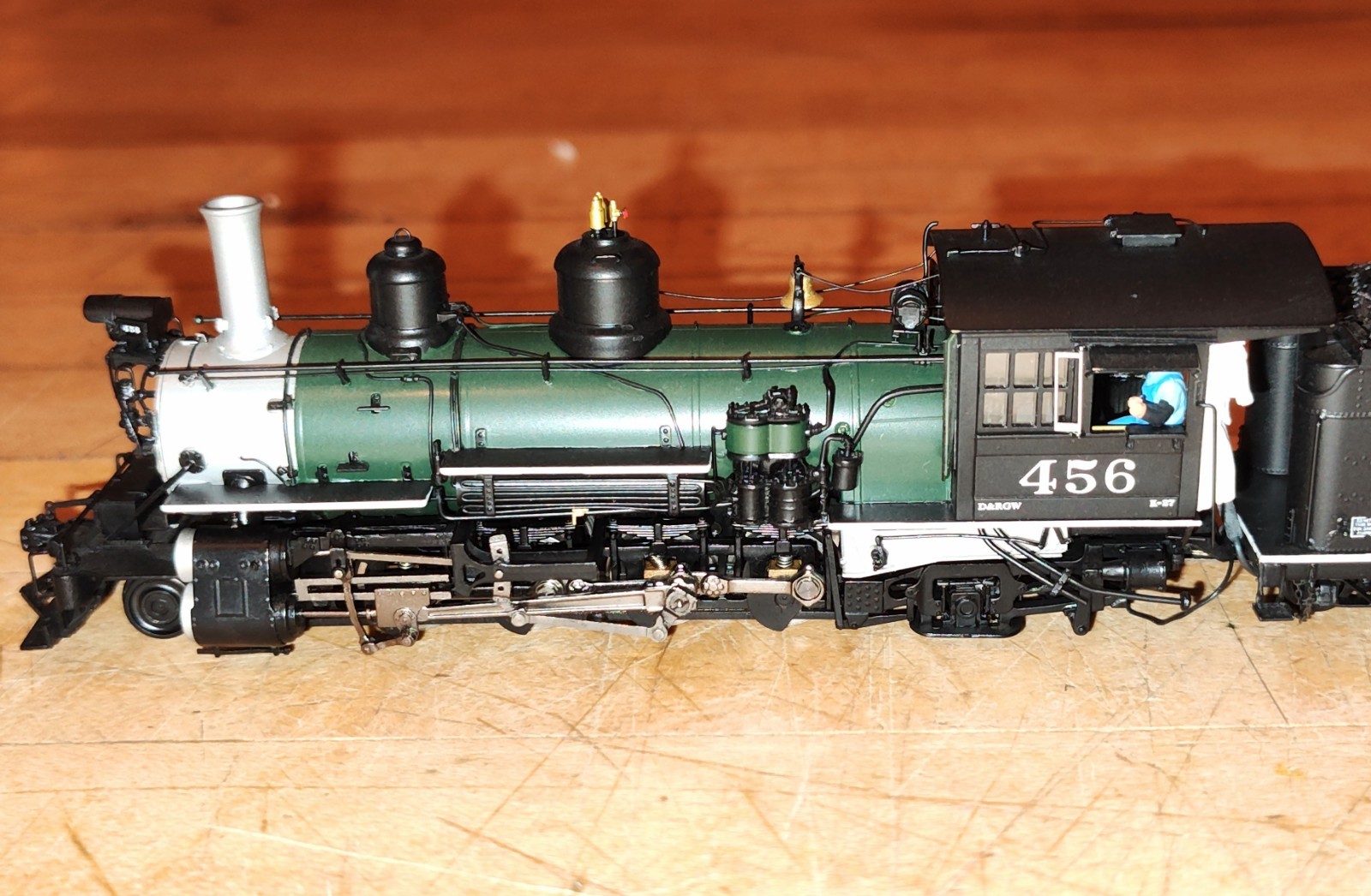 HOn3 Division Point Brass K-27 Collectors Series #456 Royal Gorge Route Herald