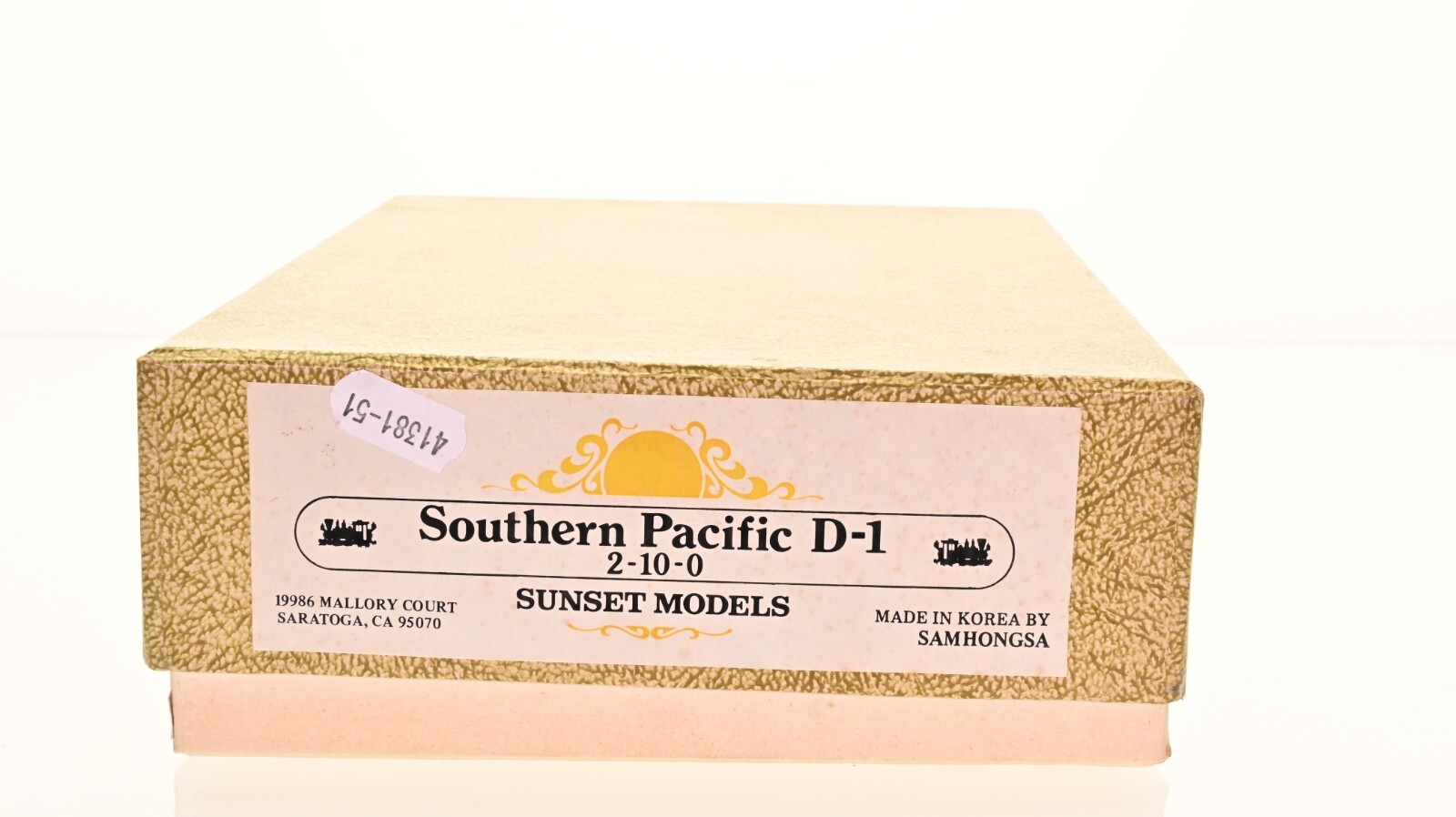 Sunset Models Brass 2-10-0 D-1 Southern Pacific HO scale