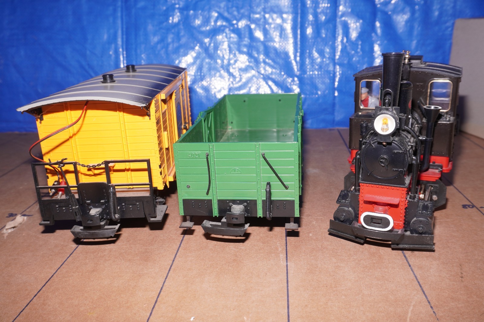 LGB G 20401 Start Set Steam Locomotive Stainz Brown Analog DC in OVP