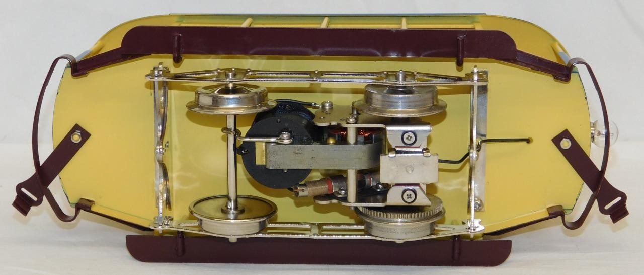 Lionel 6-13113 Standard Gauge Summer Trolley #101 & Trail Car #1100 Tinplate C-8