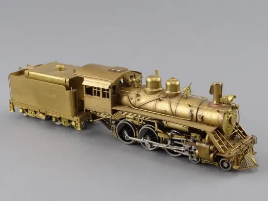 Fujiyama Kogyo A&LM 4-6-0 Steam Locomotive Brass Color Undecorated HO Scale