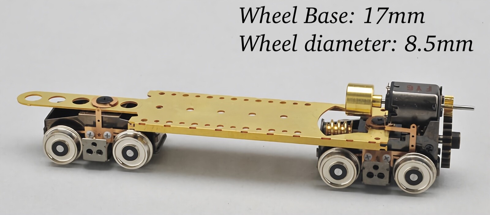 HO/J/On30/Oe Aru-Model HO-17T Power Drive/Bogie Truck/Base Plate Kit Streetcar
