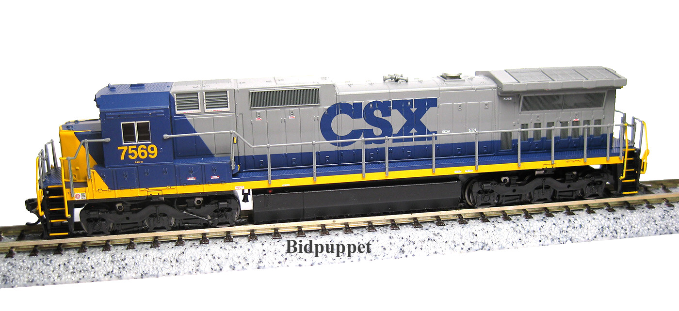 N SCALE ATLAS SILVER SERIES #40005652 CSX Dash 8-40C Locomotive YN2 DCC Ready