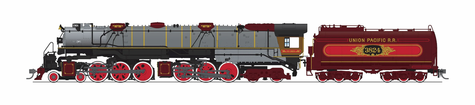Broadway Limited 9920 HO UP Early Challenger CSA-2 Steam Loco DCC-Ready #3824