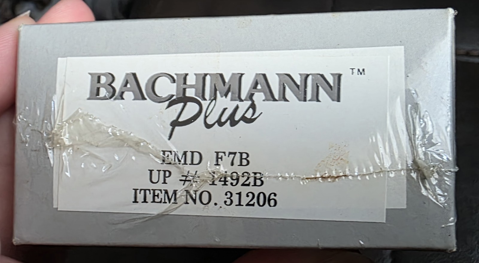 Bachmann Plus EMD F7B Union Pacific HO Diesel Locomotive MPN 31206 Brand New