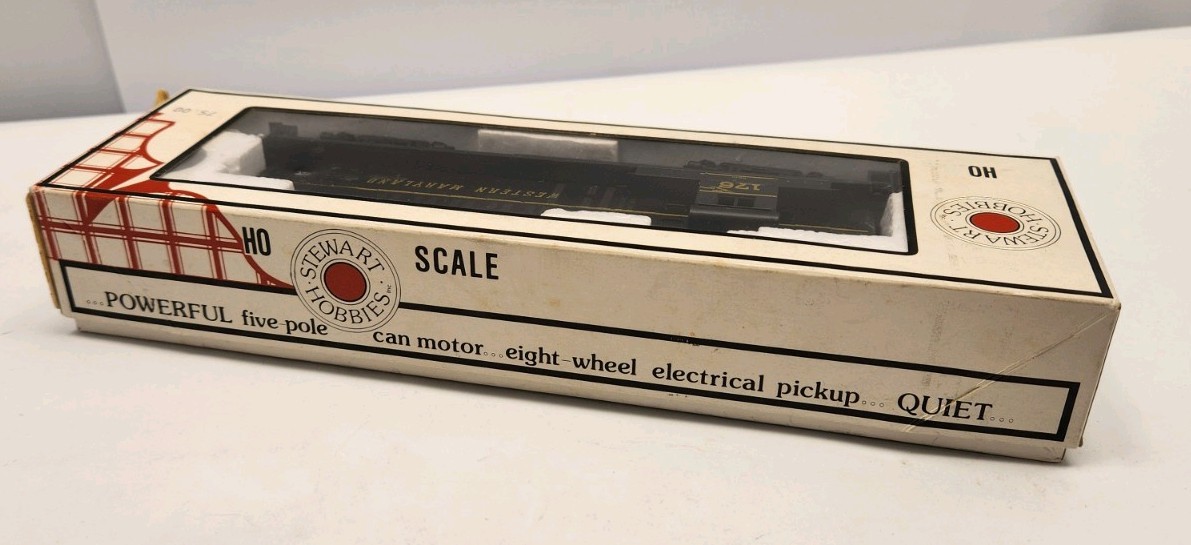 STEWART HOBBIES HO 4402 BALDWIN AS-16 WESTERN MARYLAND #176 LOCOMOTIVE NOS C75