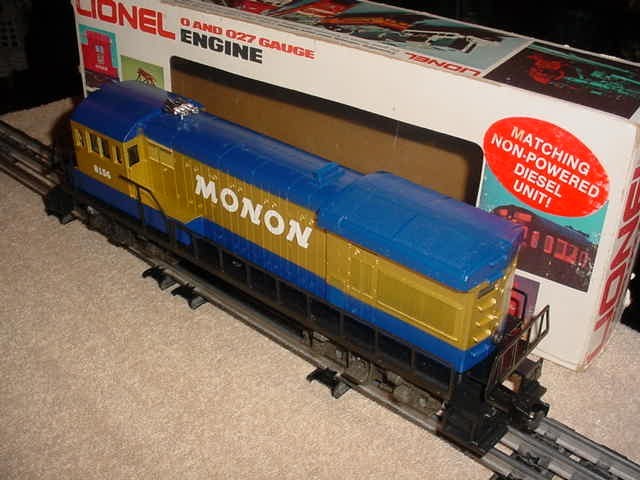 Lionel #6-8156 Monon U36B Non Powered Dummy Unit 0-027