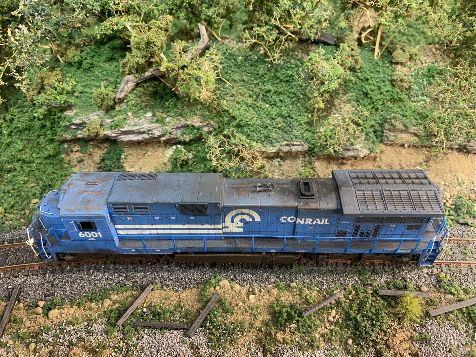 HO ScaleTrains C39-8 Conrail 6001 ESU DCC-sound Weathered CR NS CSX
