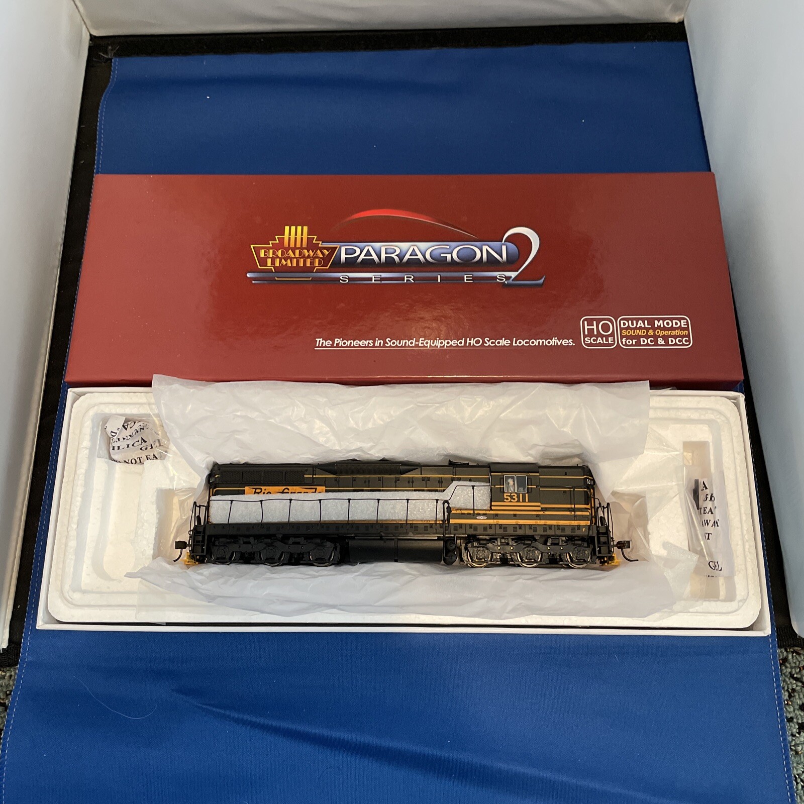 Broadway Limited 2407 Paragon 2 Series EMD SD9, D&RGW #5311 W/ Sound/DC/DCC HO