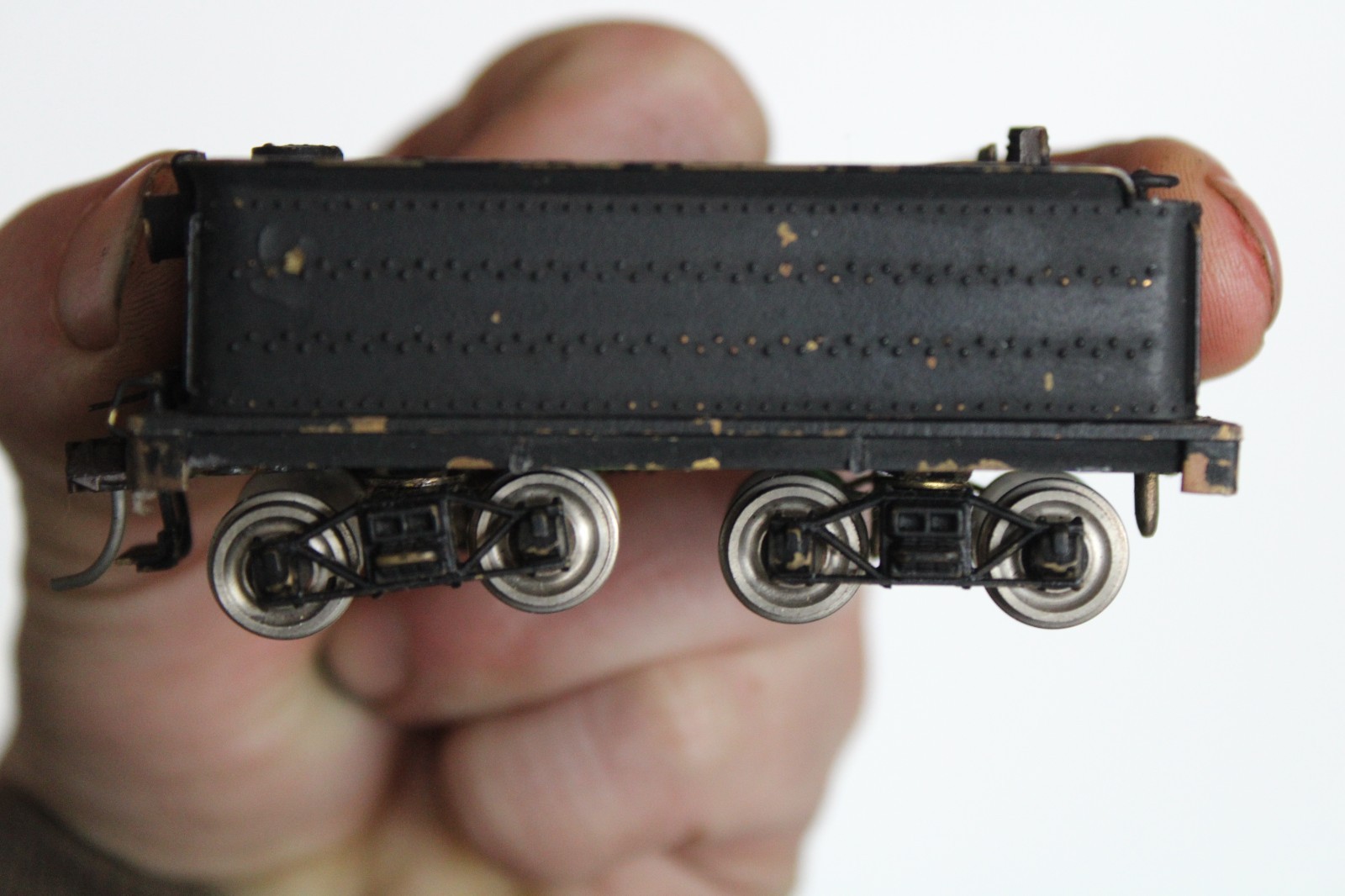 Vintage HO Painted Brass 4-6-0 Locomotive Engine & Tender, Japan