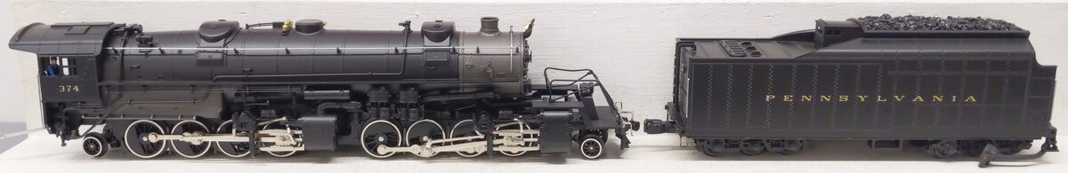 MTH 20-3011-1 O Gauge PRR 2-8-8-2 Mallet Steam Locomotive w/PS1 #374 LN/Box