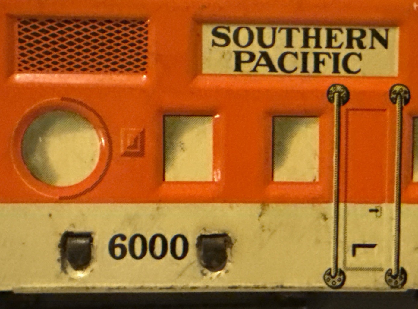 Vintage Marx Southern Pacific 6000 Diesel Locomotive O Gauge Dummy Unit