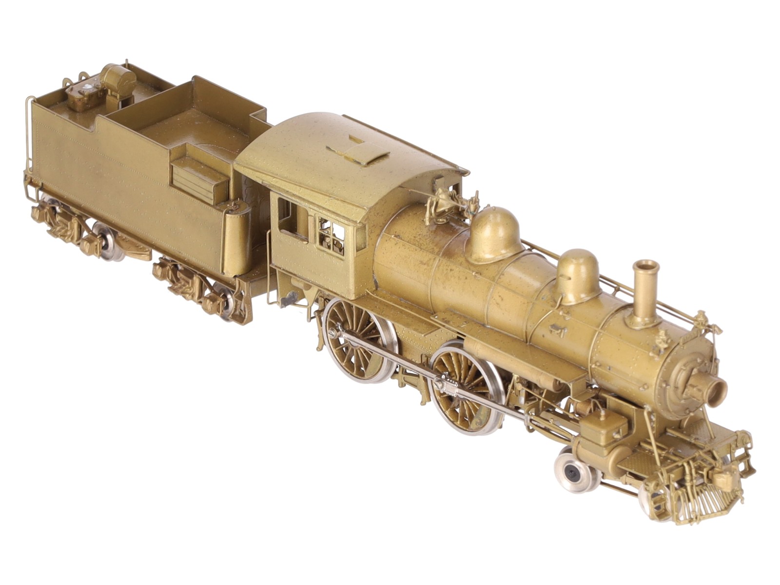 Pacific Fast Mail HO BRASS B&M 4-4-0 A-41F Steam Locomotive & Tender- Unpainted