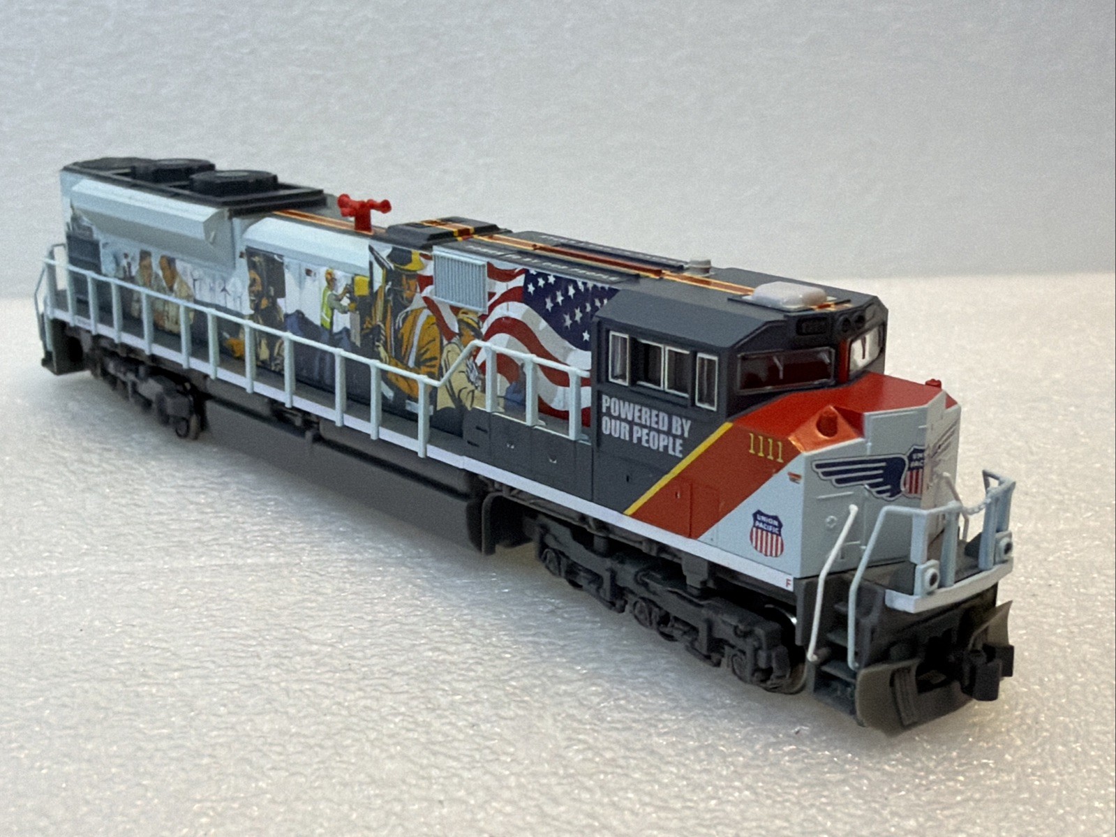 Kato N Scale EMD SD70ACe UP #1111 “Powered By Our People” Used Tested Runs