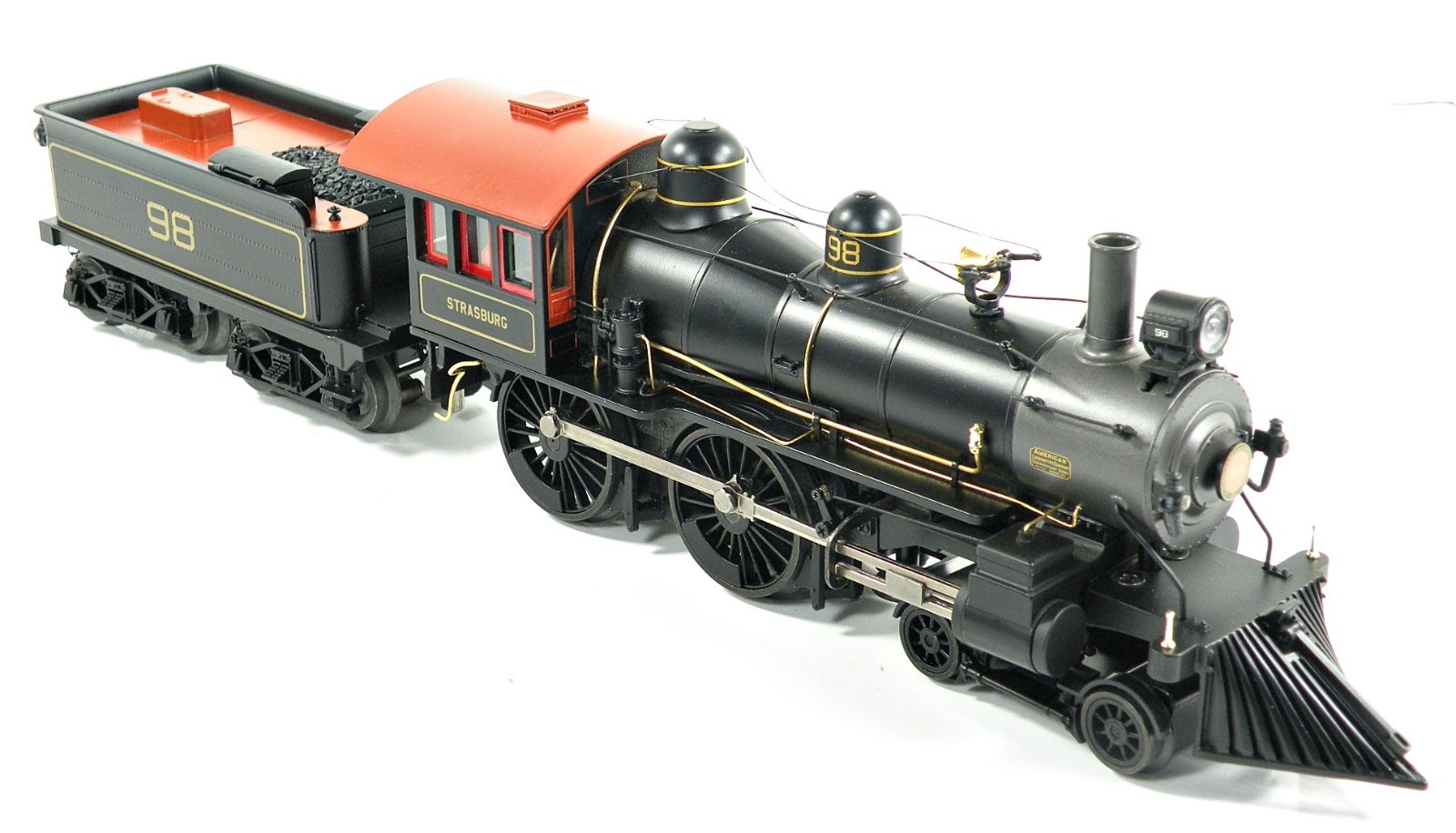 MTH 20-3783-1 Strasburg 4-4-0 General w/ ProtoSound 3.0 LN