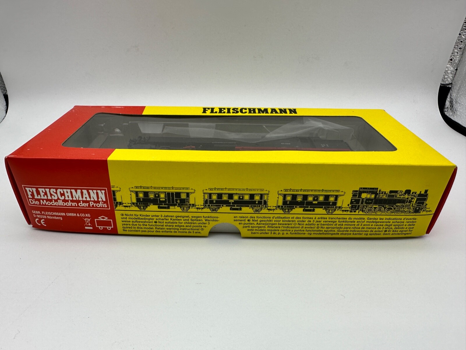RARE! Fleischmann 1055 – Tank Locomotive of the DB, class 95.0 – HO scale – NIB