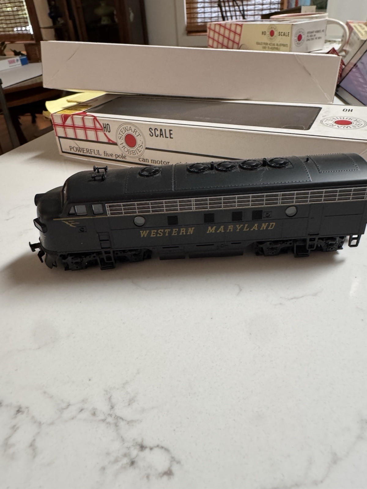 Stewart Hobbies 9150 HO Western Maryland F7A Phase I Late Powered Locomotive